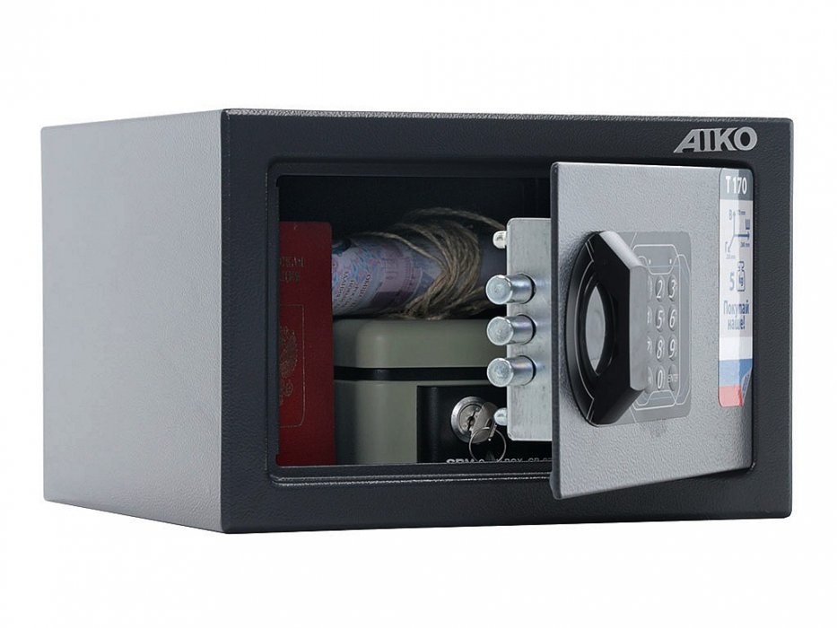 Металлический сейф для офиса AIKO Т 170 EL - вид 3