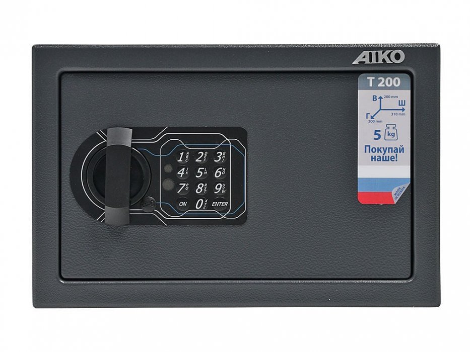 Металлический сейф для офиса AIKO Т 200 EL - вид 3