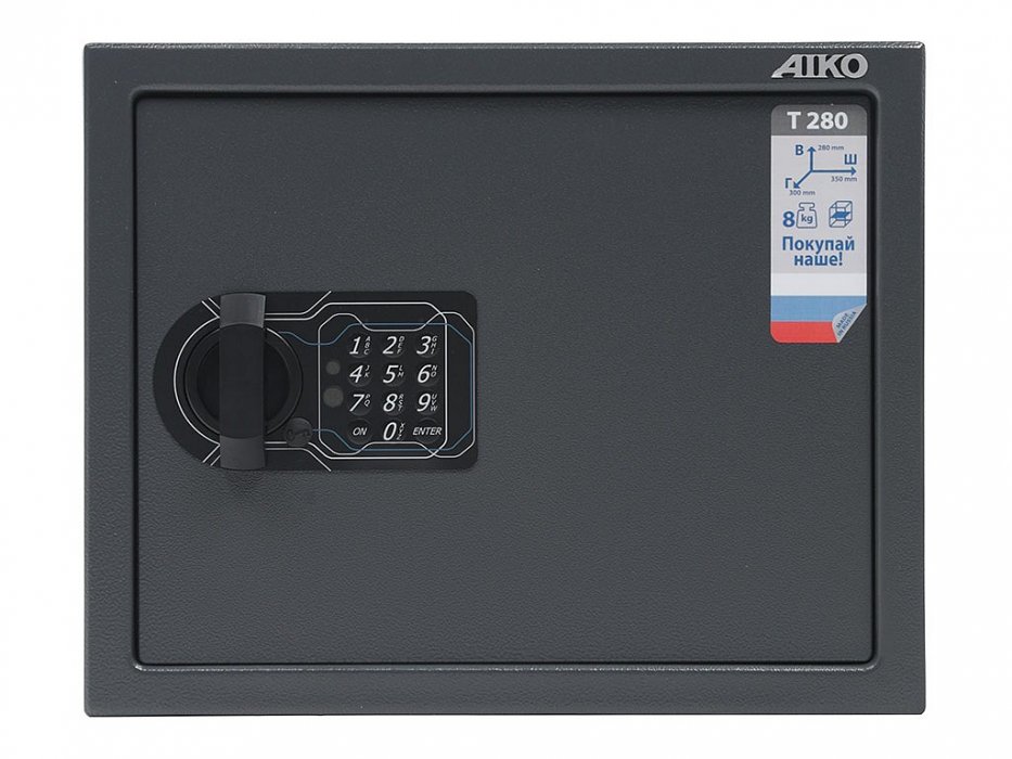 Металлический сейф AIKO Т 280 EL - вид 2